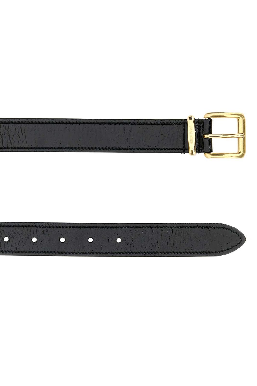 Miu Miu Logo-Engraved Belt