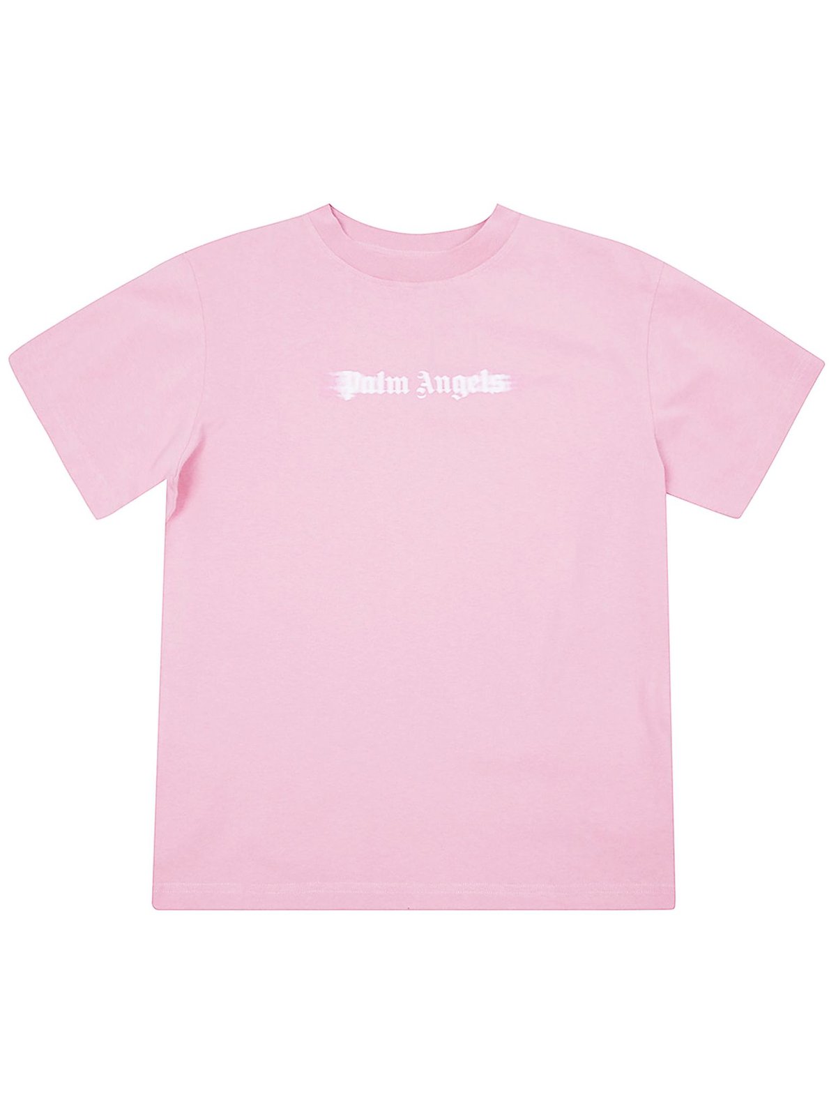 Palm Angels Kids Logo Printed Crewneck T-Shirt