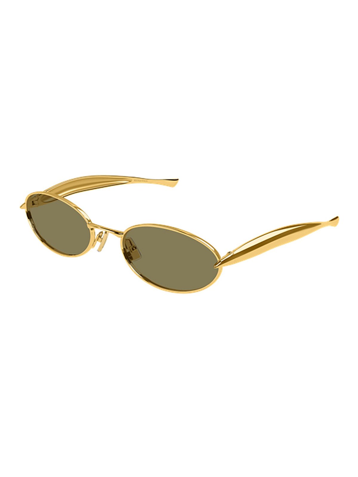 Bottega Veneta Eyewear Oval Frame Sunglasses