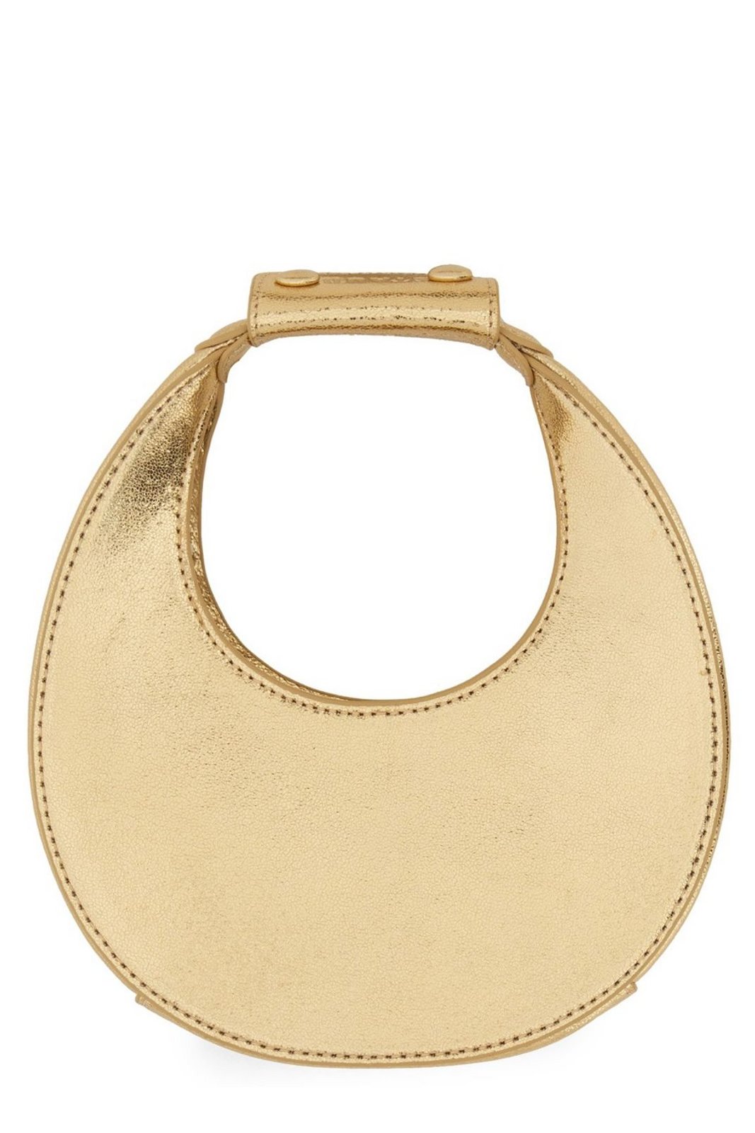 Staud Goodnight Moon Logo Embossed Tote Bag