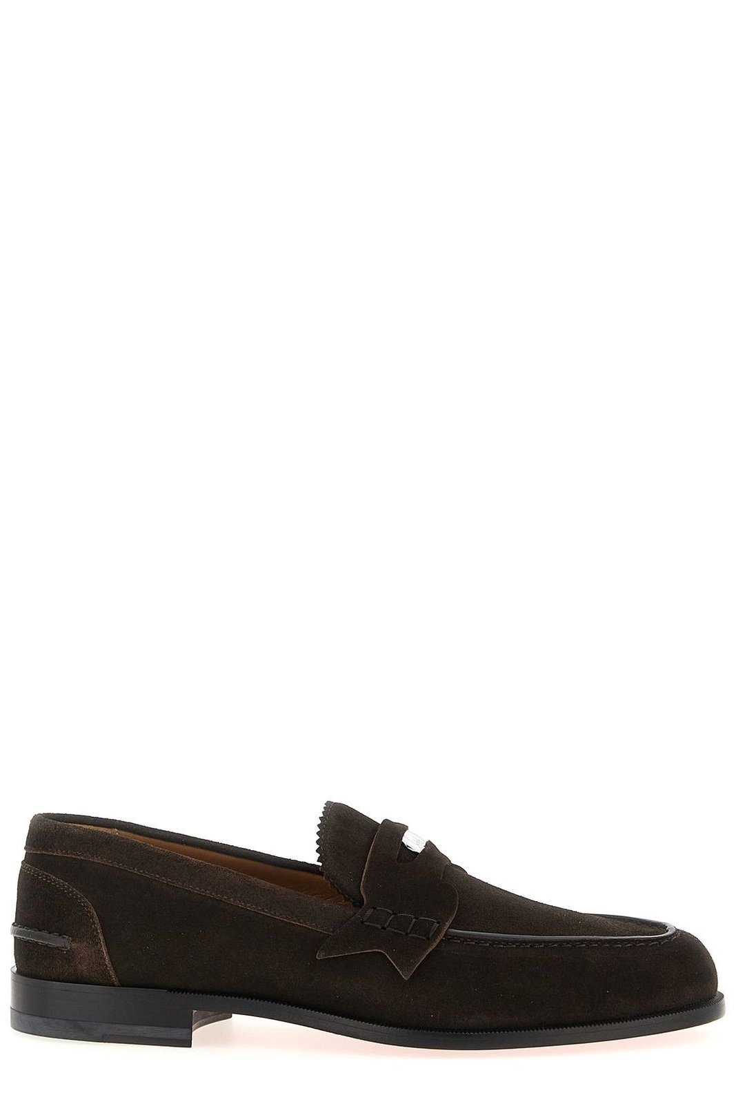 Christian Louboutin Almond Toe Slip-On Penny Loafers
