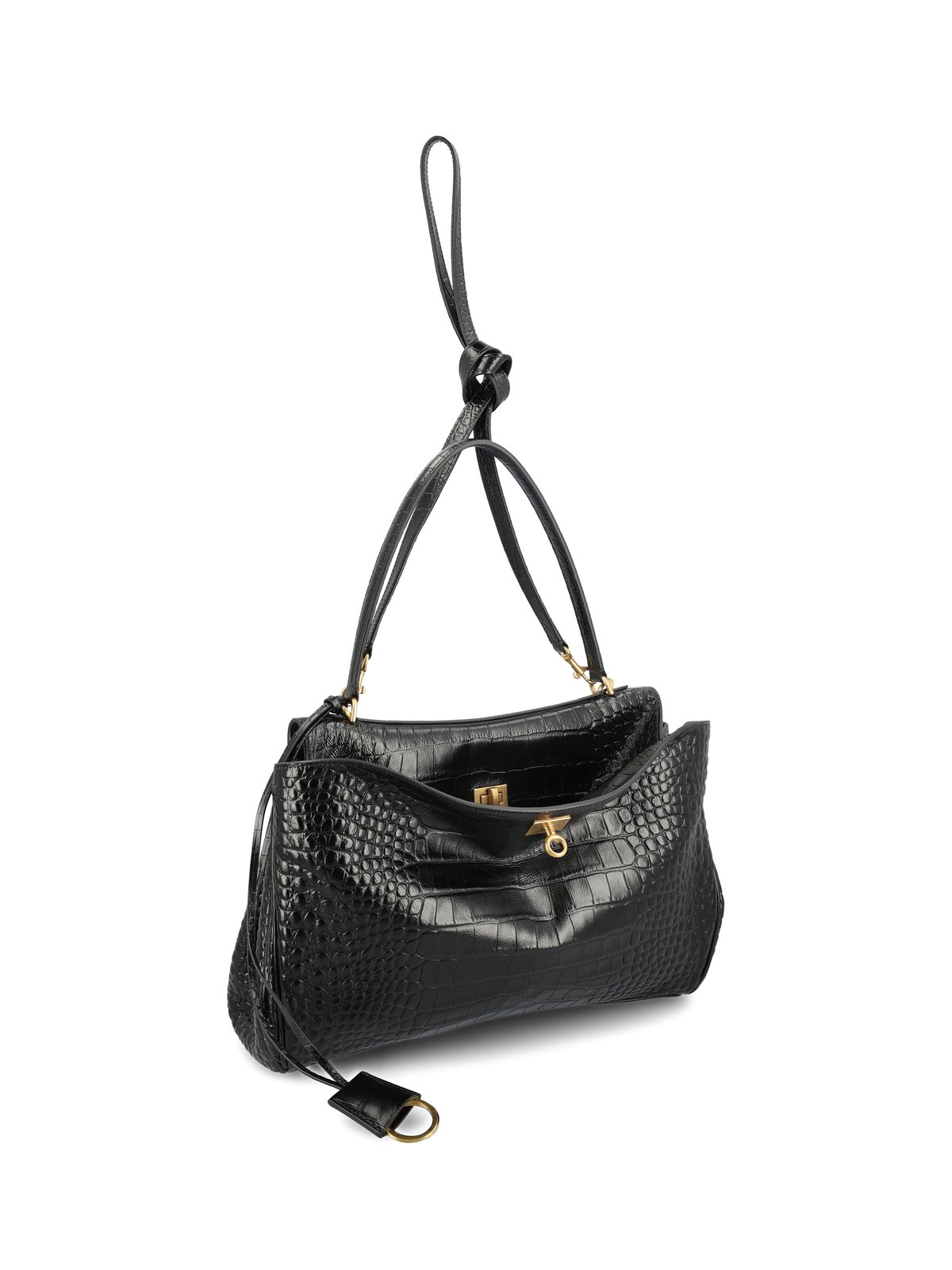 Balenciaga Rodeo Embossed Medium Handbag