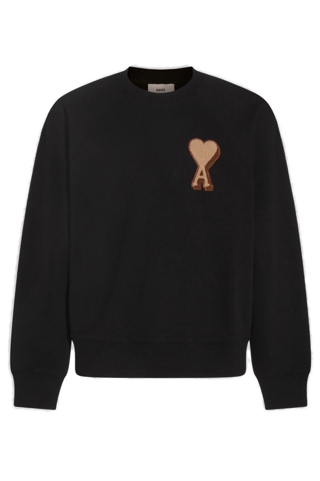 AMI Paris Ami De Coeur Patch Crewneck Sweatshirt