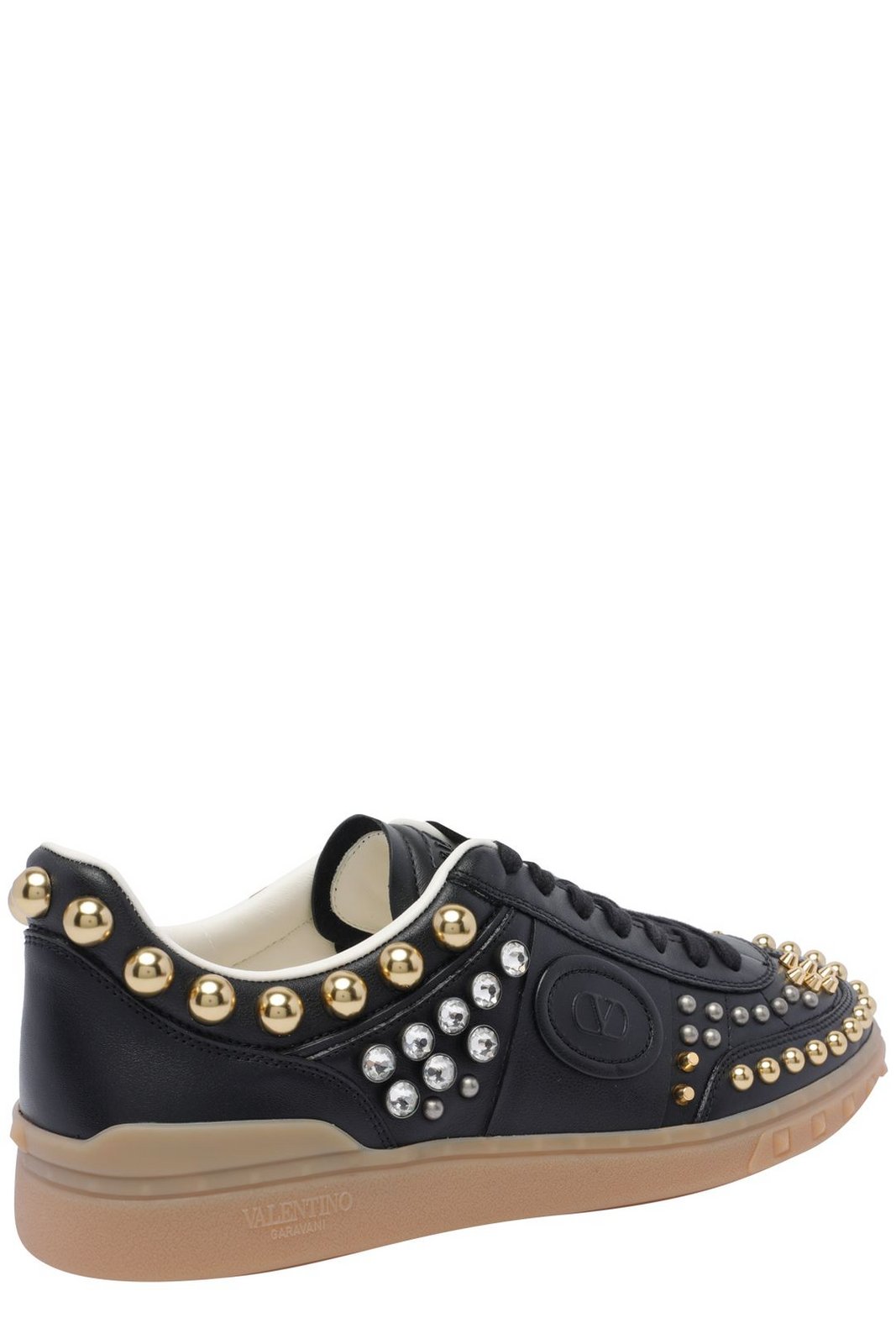 ヴァレンティノ ガラヴァーニ ロックスタッズ レースアップ スニーカー