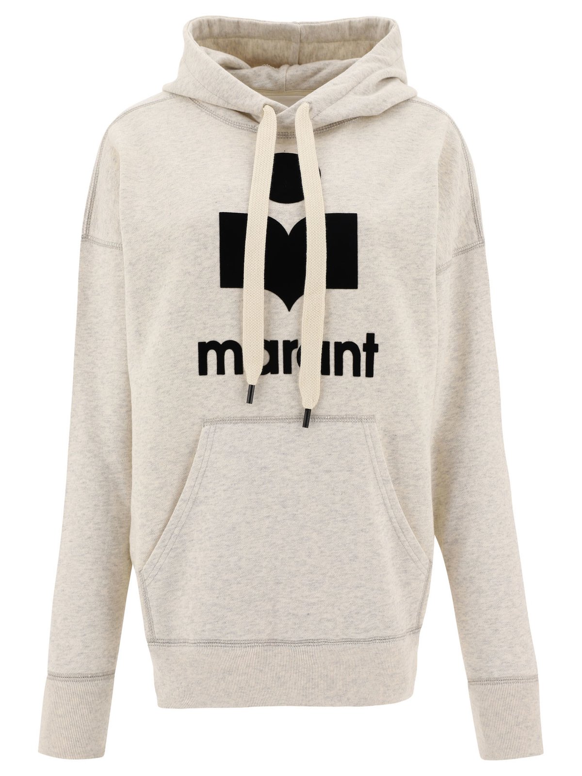 Isabel Marant Étoile Mansel Logo Printed Drawstring Hoodie