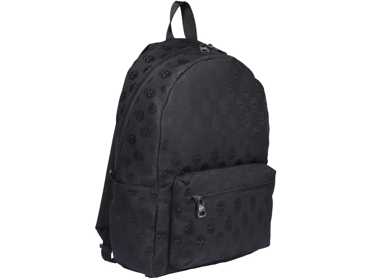Alexander McQueen | Men Skull Print Nylon Backpack Black Unique Alexander McQueen | Men Skull Print Nylon Backpack Black Unique