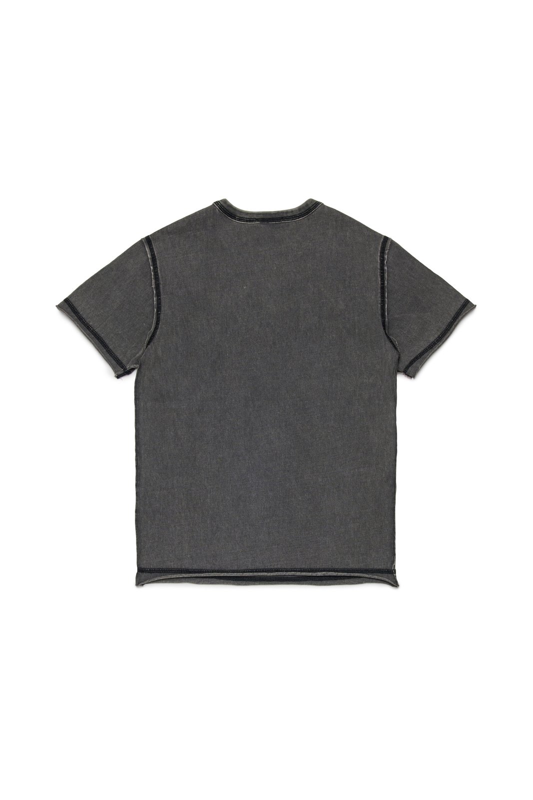Diesel Kids Logo Patch Worn-Effect T-Shirt