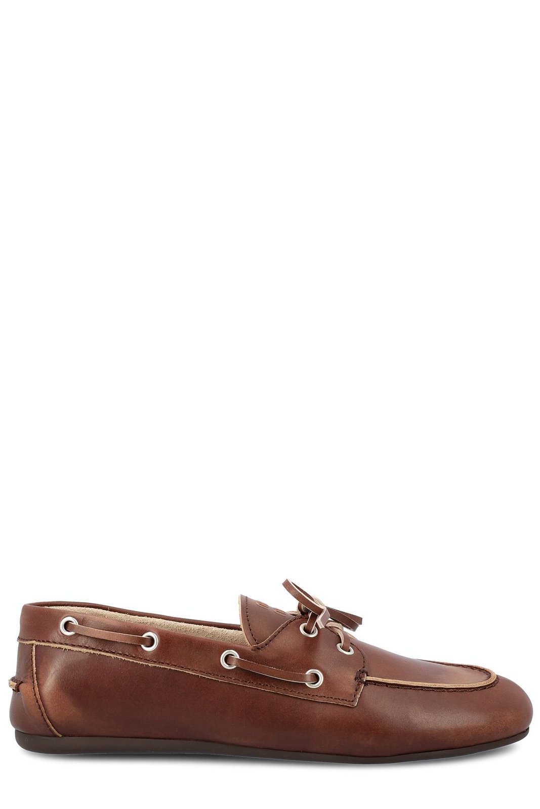 Miu Miu Bleached Slip-On Loafers