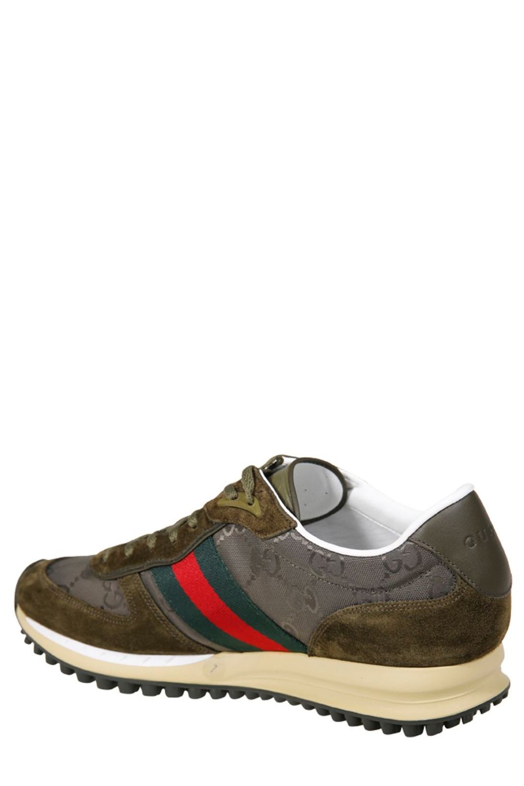 Gucci Panelled Lace-Up Sneakers
