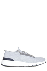 Brunello Cucinelli Knitted Lace-Up Sneakers – Cettire