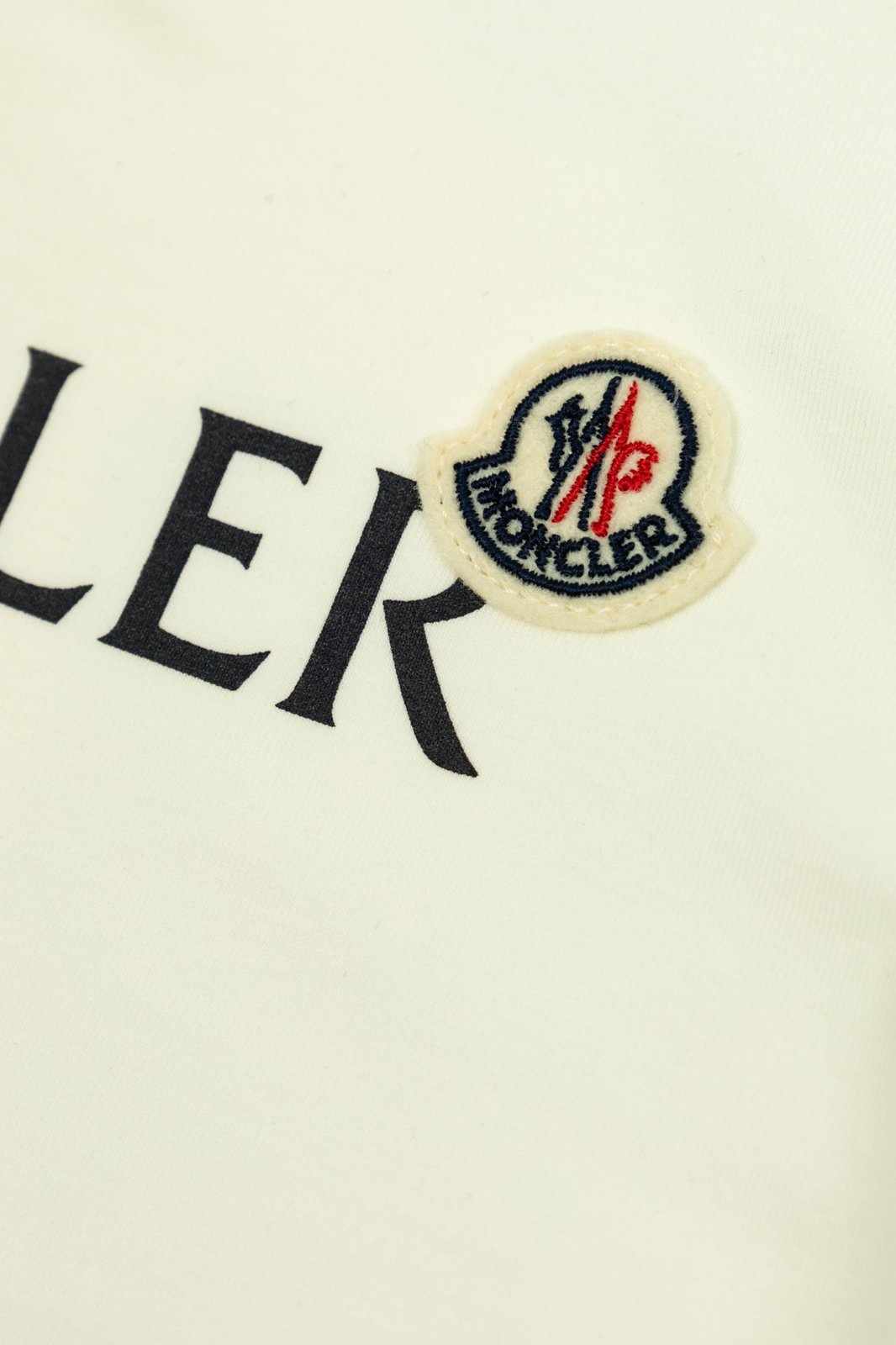 Moncler Enfant Logo Patch Crewneck T-Shirt