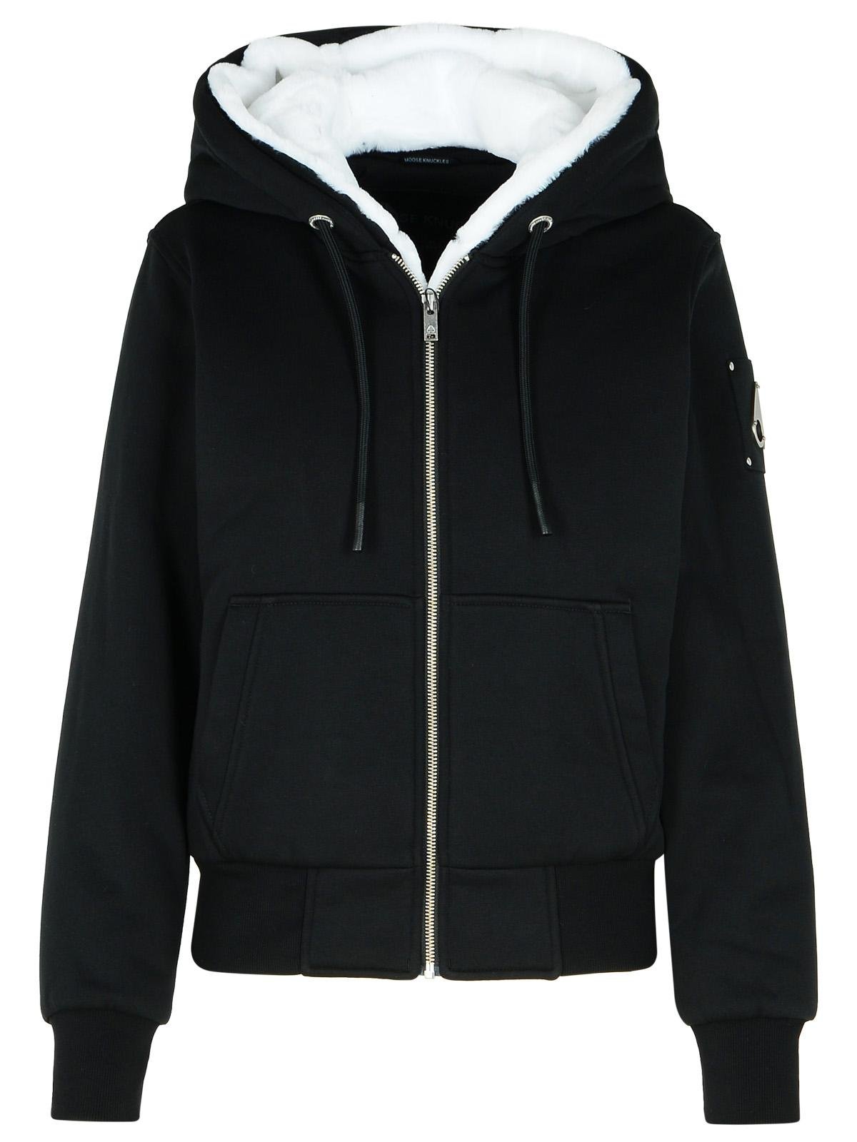 Moose Knuckles Classic Bunny Zip-Up Hoodie