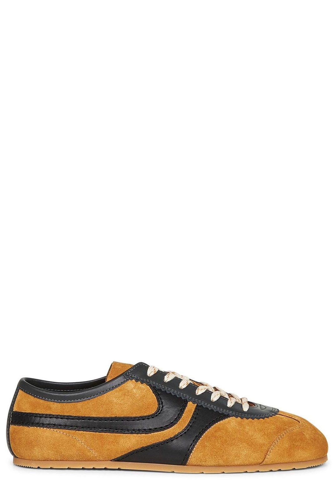 Dries Van Noten Round Toe Lace-Up Sneakers