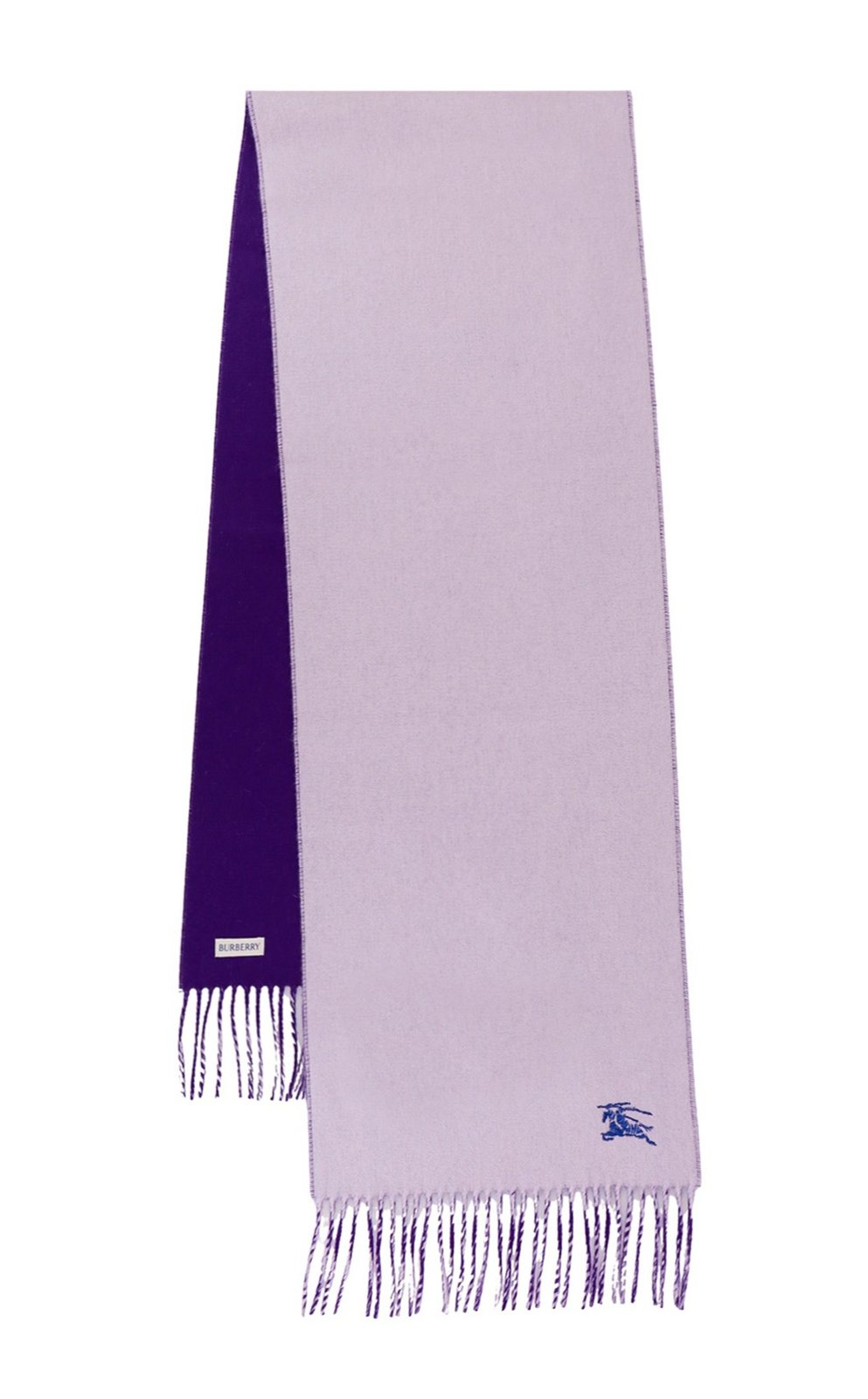 【送料&関税込】Burberry Logo Embroidered Fringed-edge Scarf Burberry Burberry Logo Embroidered Fringed Edge Scarf