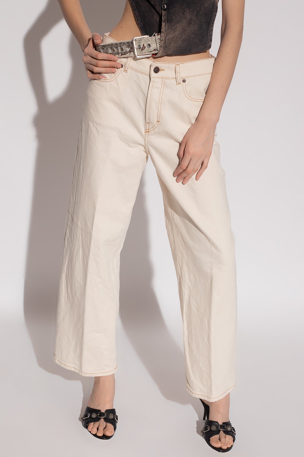 Diesel 2000 Wide-Leg Mid-Rise Jeans