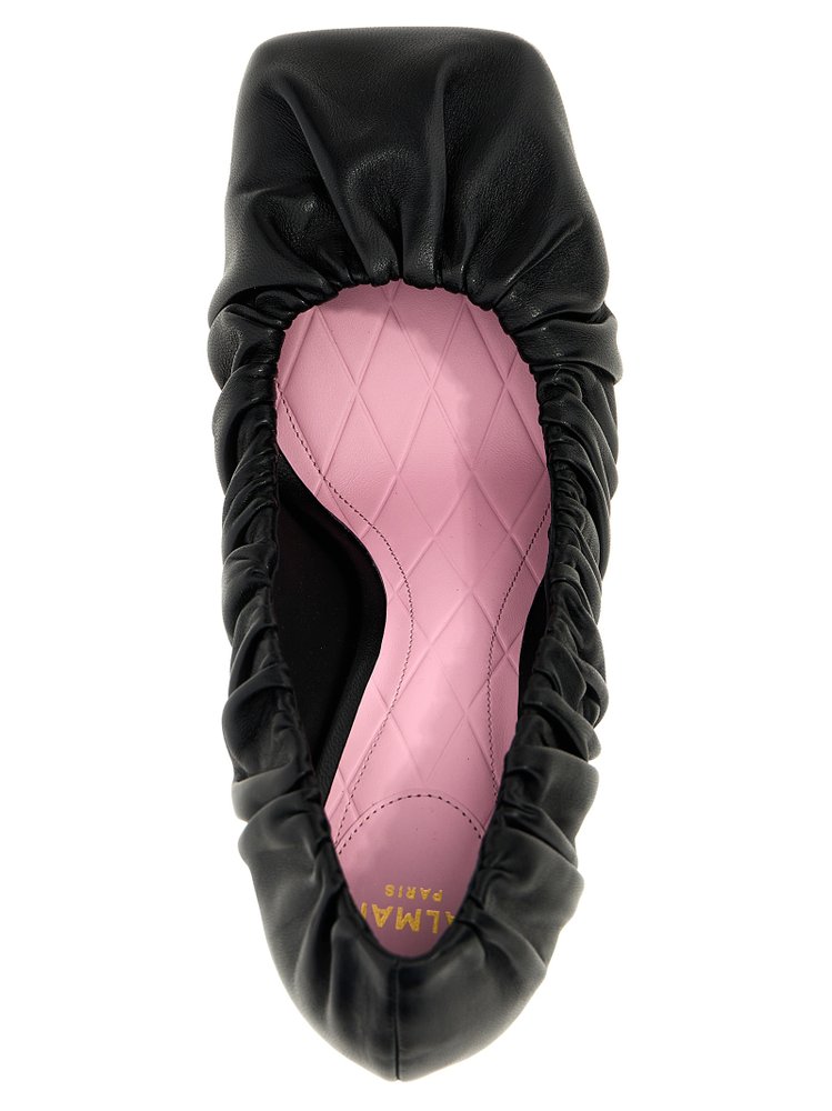 【関税込み】balmain 'Eden' pumps Balmain Eden pumps in gathered lambskin | REVERSIBLE