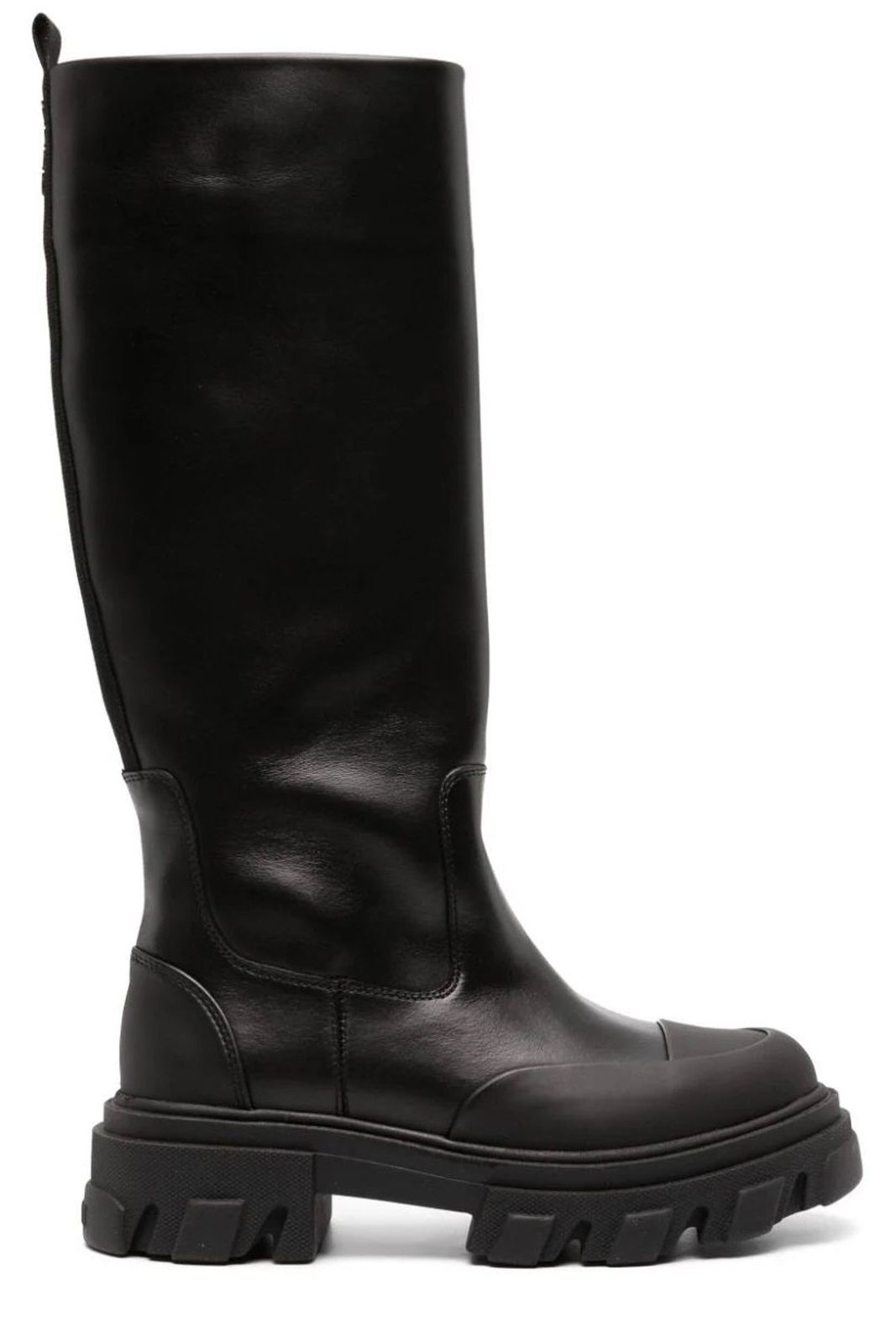 Ganni Round Toe Knee-High Boots