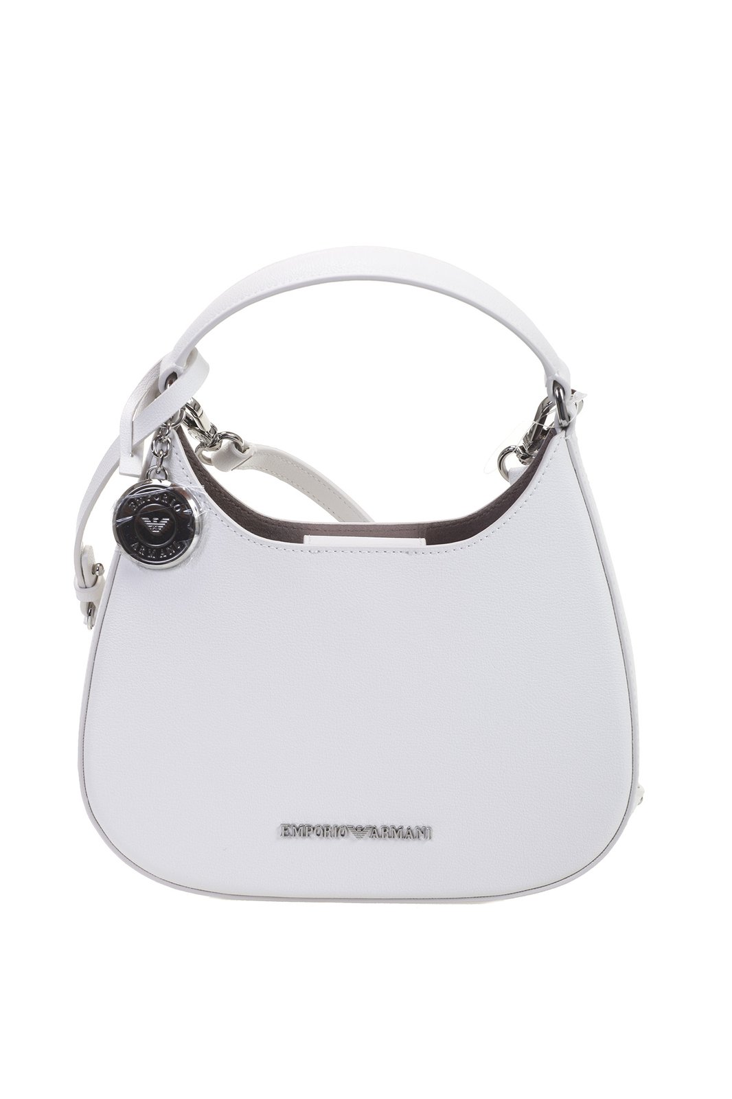 Emporio Armani Logo Lettering Charm Mini Shhoulder Bag – Cettire