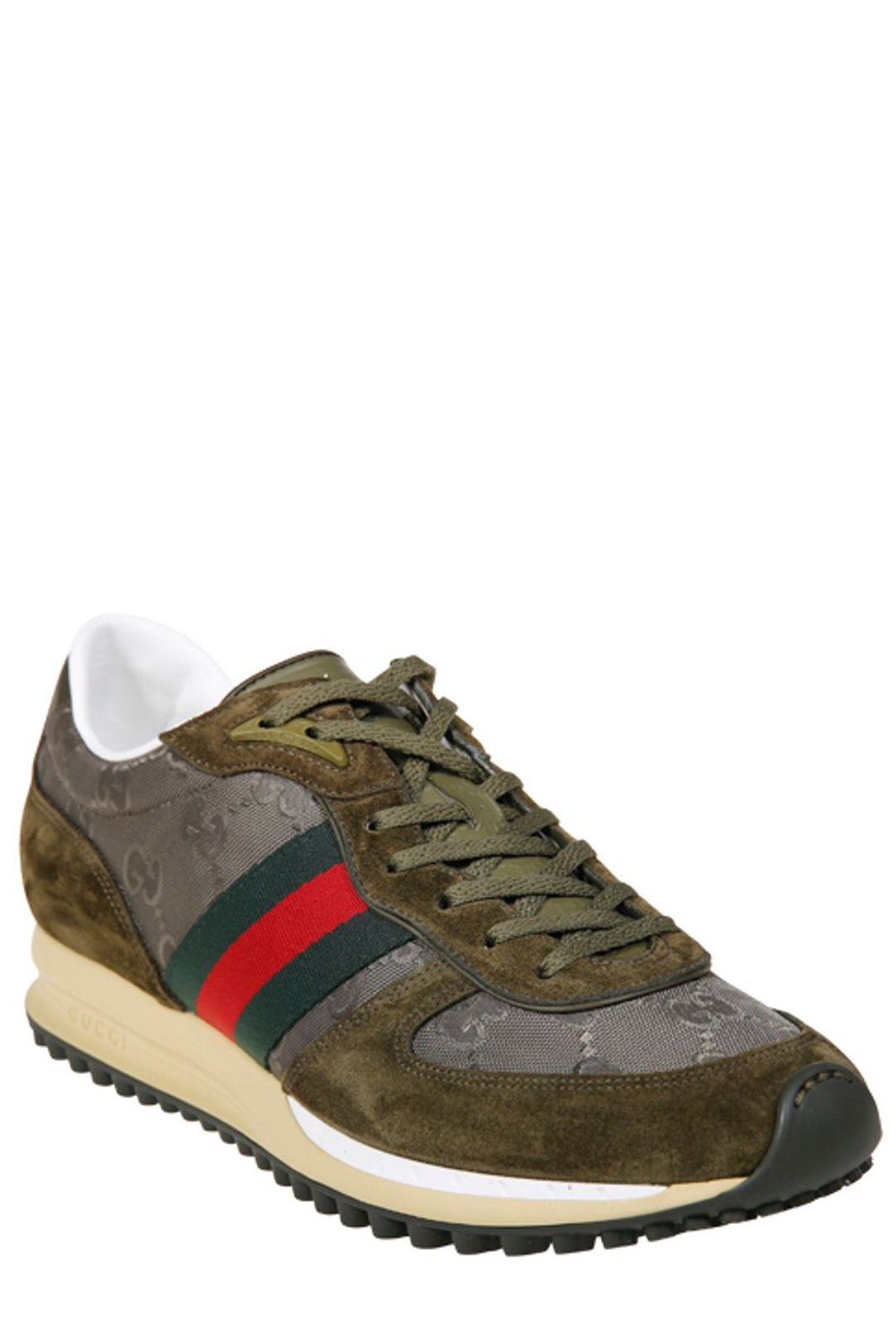 Gucci Panelled Lace-Up Sneakers