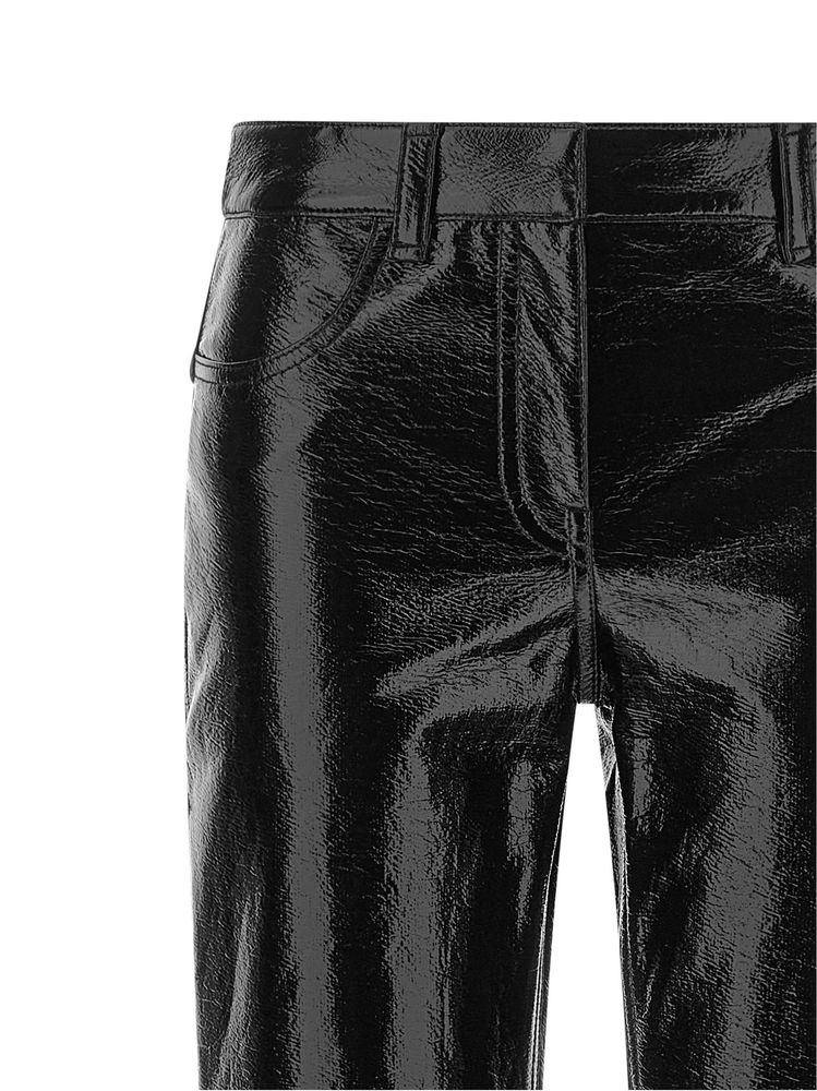 COURRÈGES 쿠레주 글로시 스트레이트 레그 팬츠