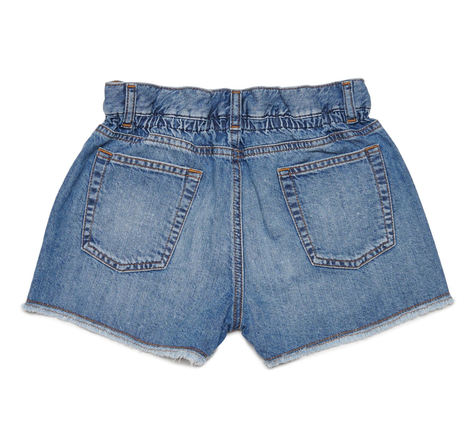 Marni Kids Logo Patch Denim Shorts
