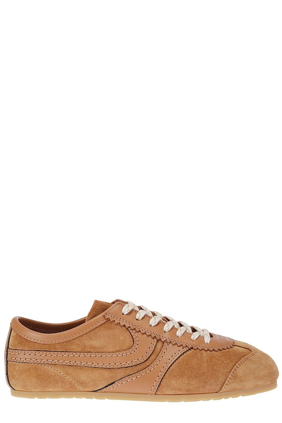 Dries Van Noten Round Toe Lace-Up Sneakers