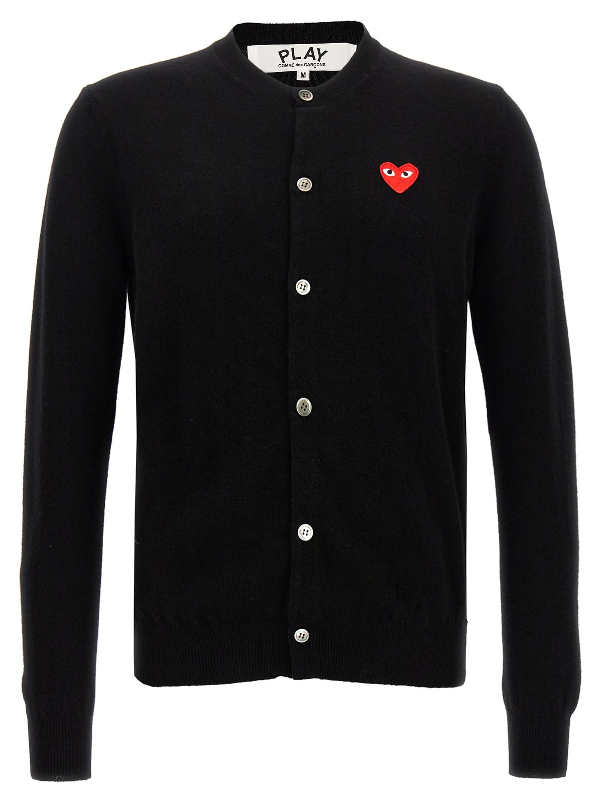 Comme des Garçons Play Logo Patch Button-Up Cardigan