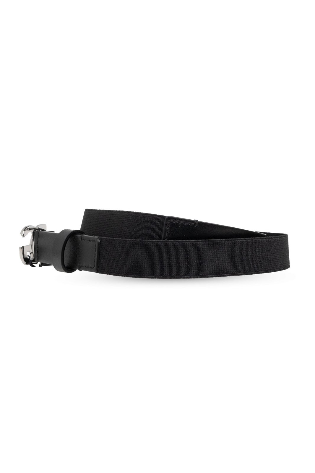 Dolce & Gabbana Kids DG Logo Plaque Buckle Belt