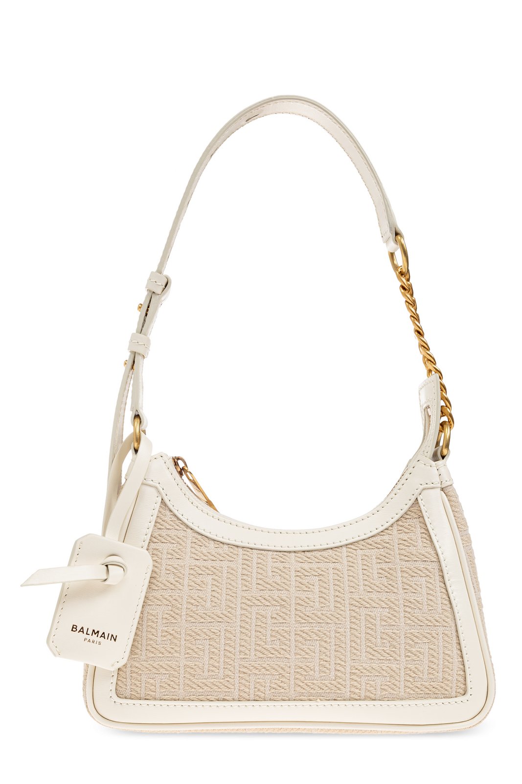 Balmain Monogram Jacquard B-Army Shoulder Bag