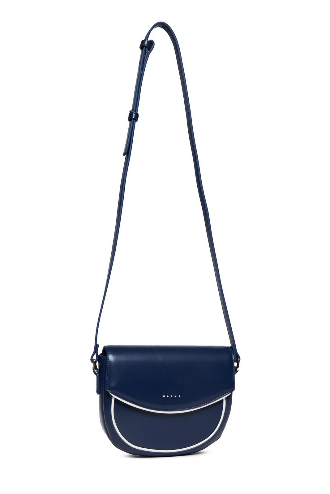 Marni Kids Logo Printed Smile Crossbody Bag