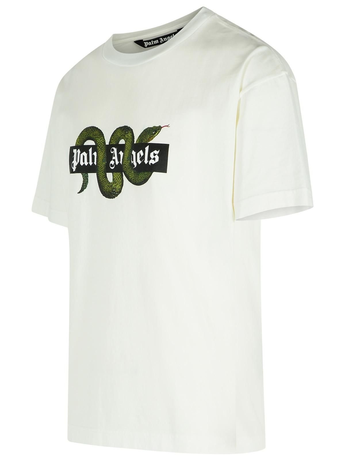 Palm Angels Logo Printed Crewneck T-Shirt