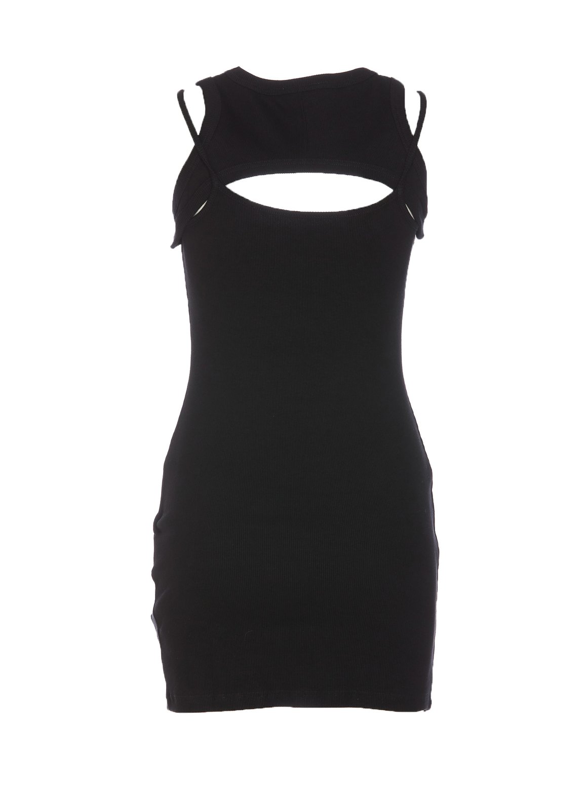 Off-White Cut-Out Sleeveless Dress