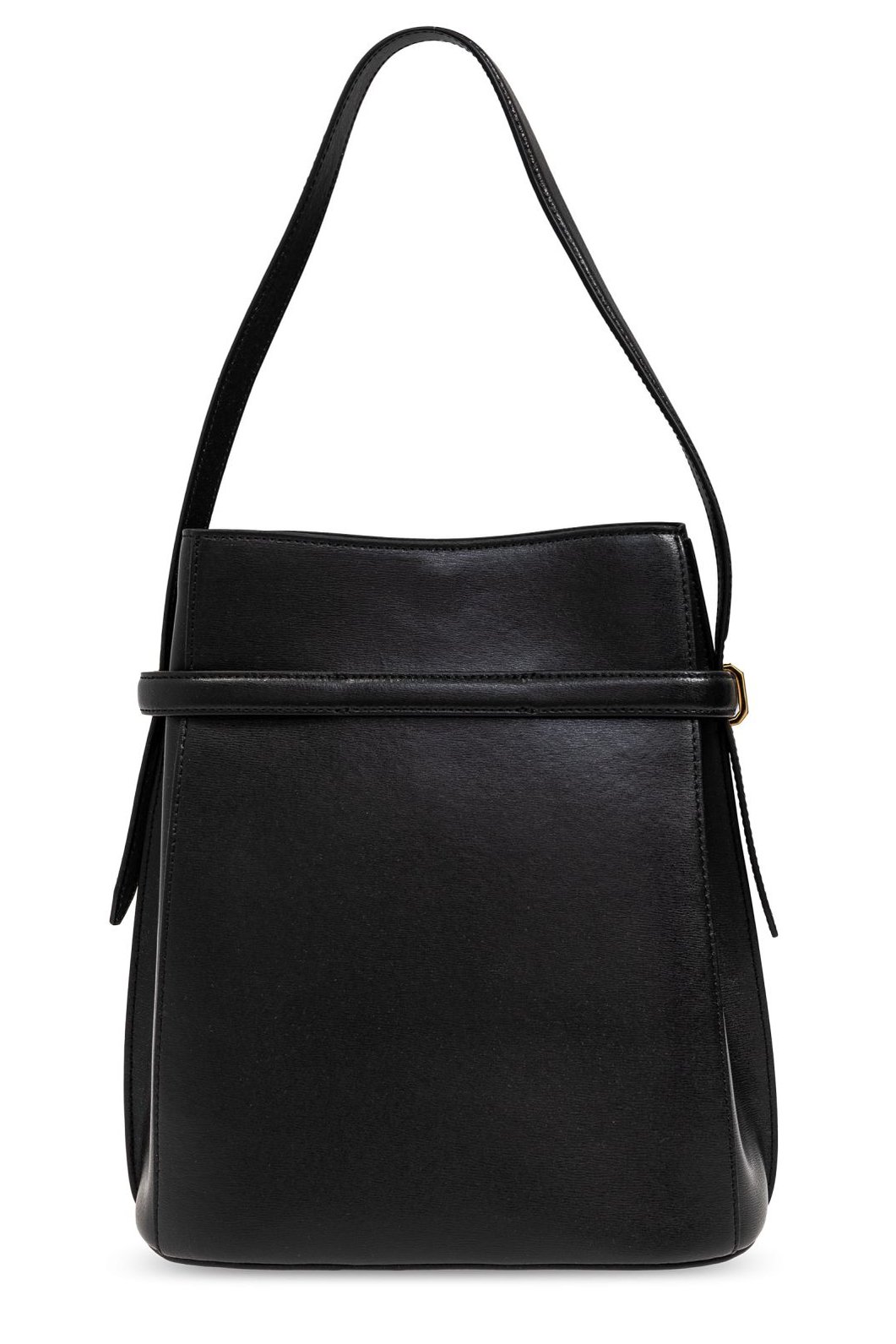 Totême Logo Detailed Belted Bucket Bag