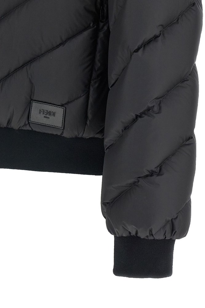 FENDI 퀼티드 후드 리버시블 다운 자켓