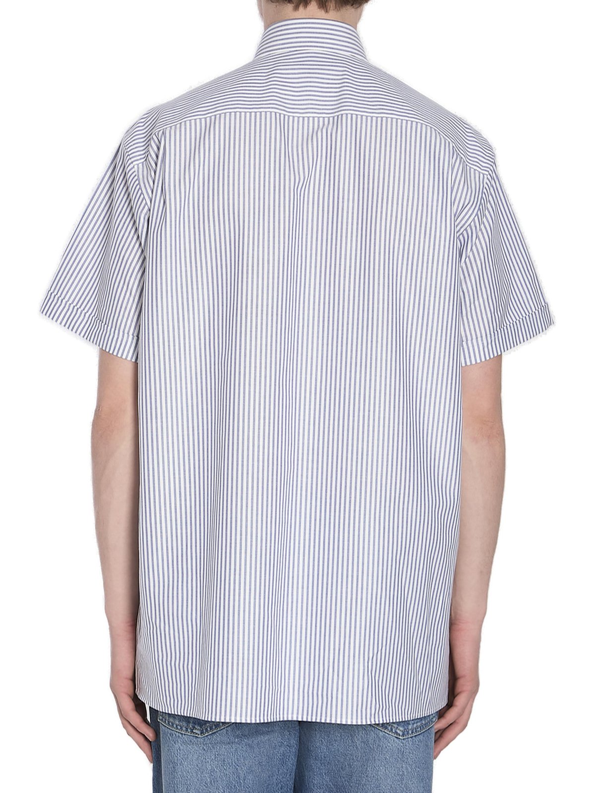 Valentino Striped Button-Up Shirt