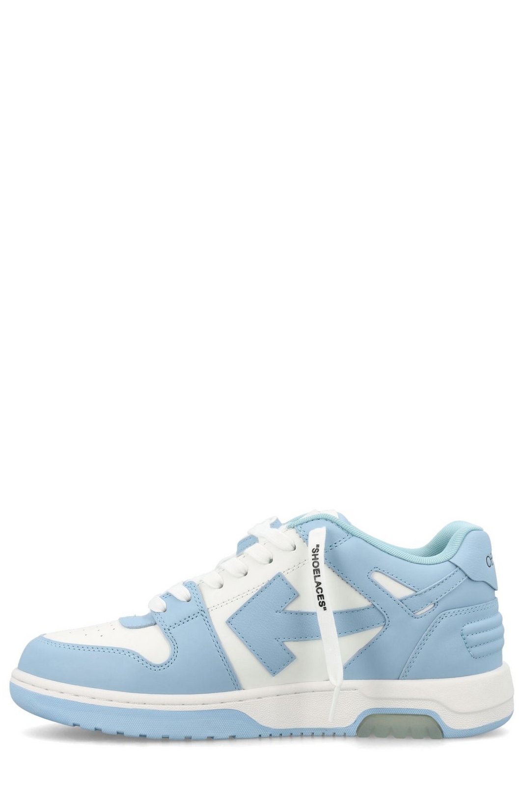 Off-White Out Of Office Round Toe Lace-Up Sneakers