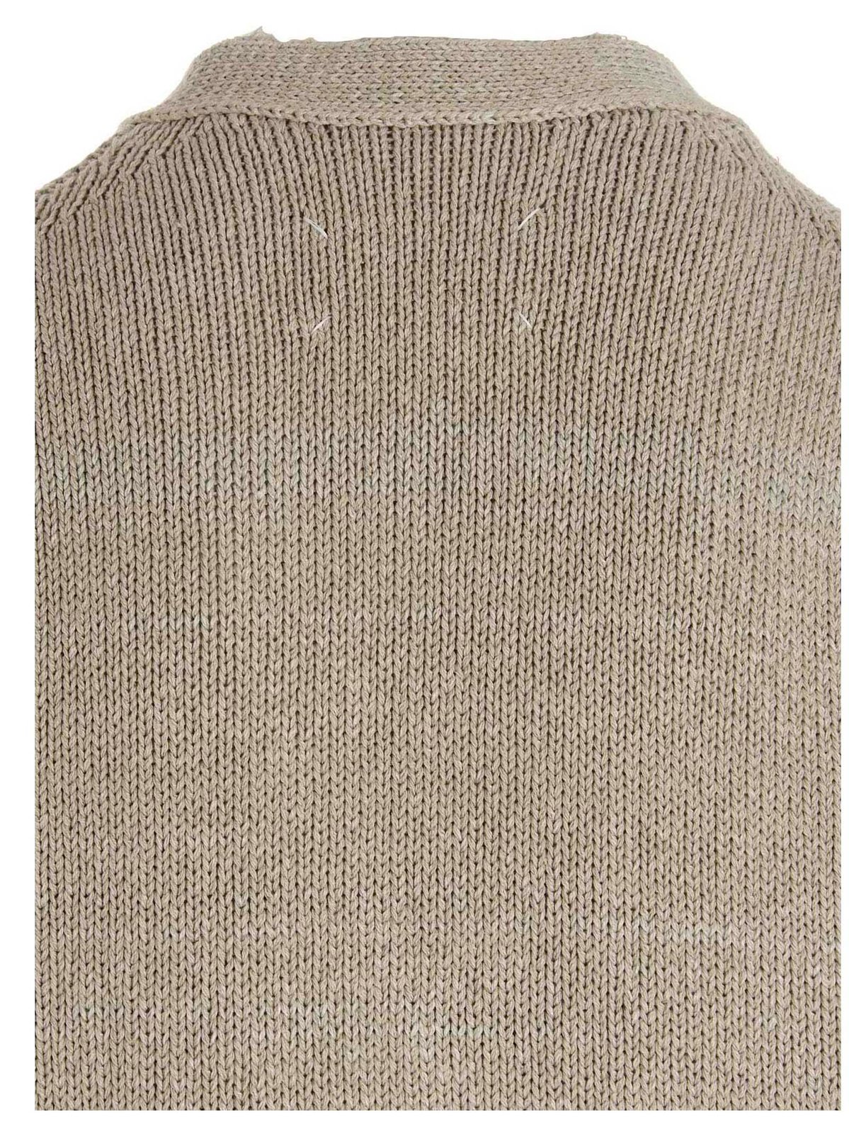 Maison Margiela ディストレス ロングスリーブ カーディガン XS
