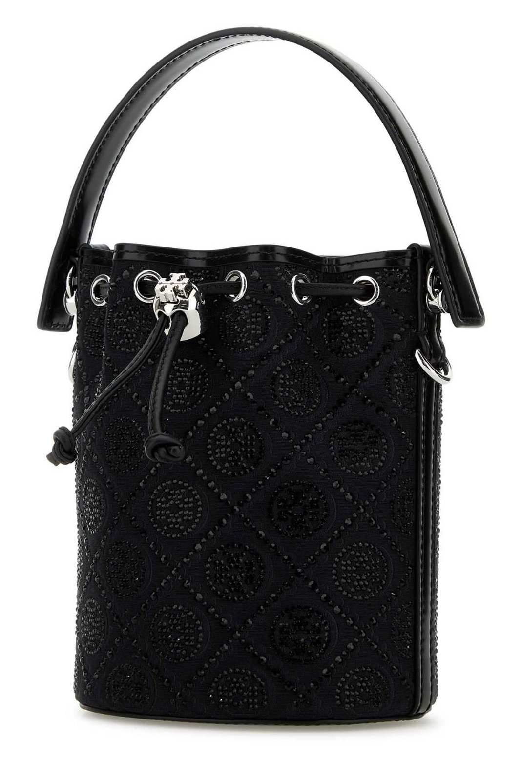 Tモノグラム エンボス メタリック ミニバゲット Tモノグラム エンボス ミニ バケットバッグ | TORY BURCH