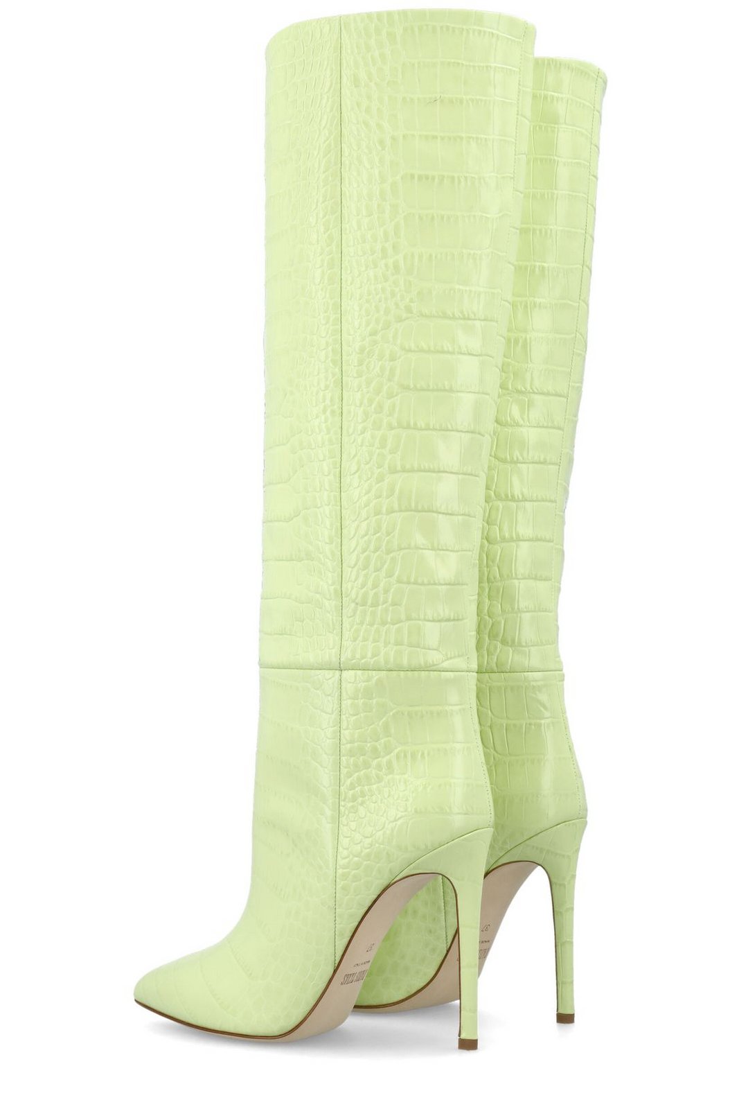 Paris Texas Embossed Knee-High Stiletto Boots