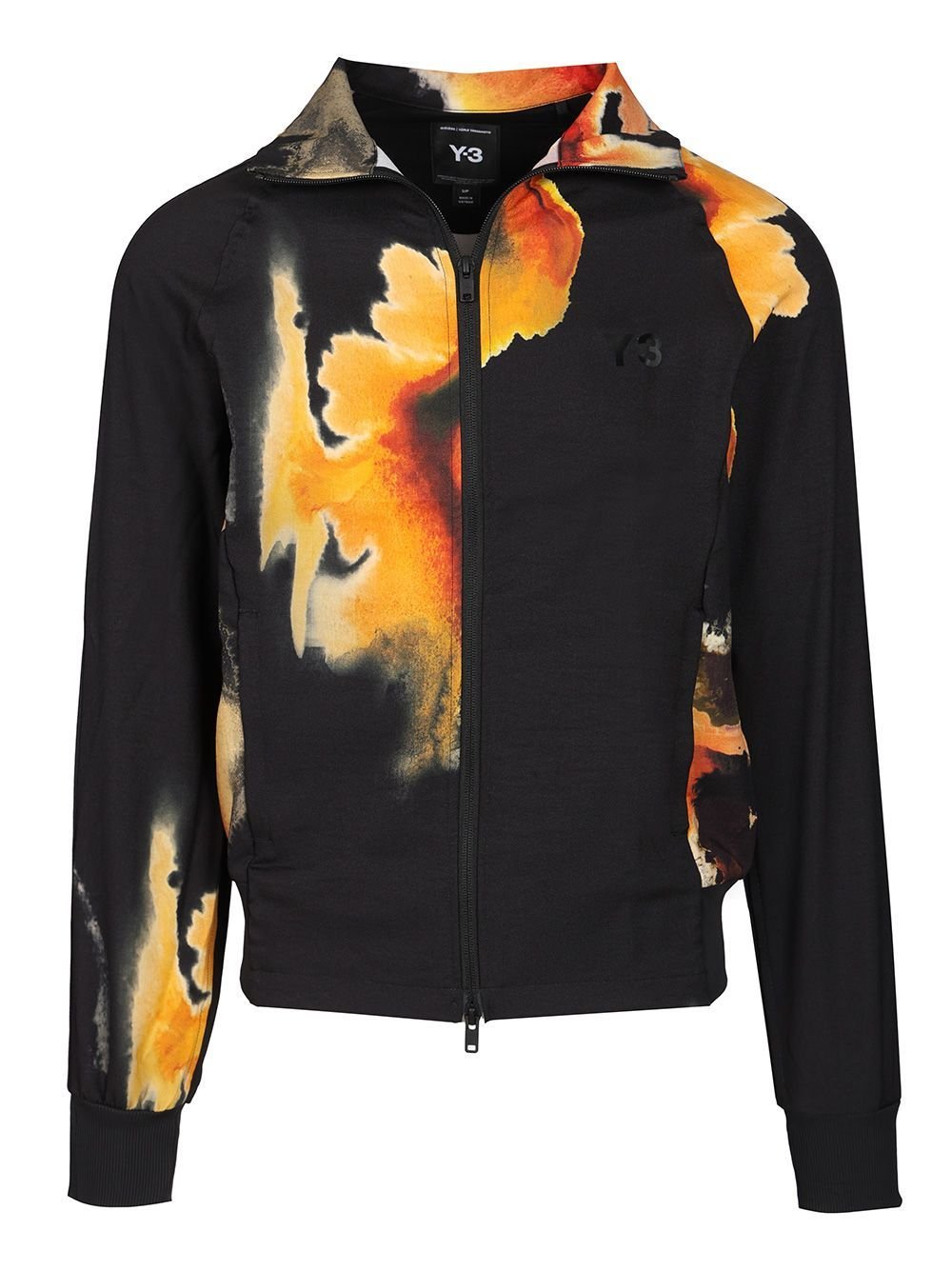 Y-3 Pattern-Printed Zipped Sweatshirt