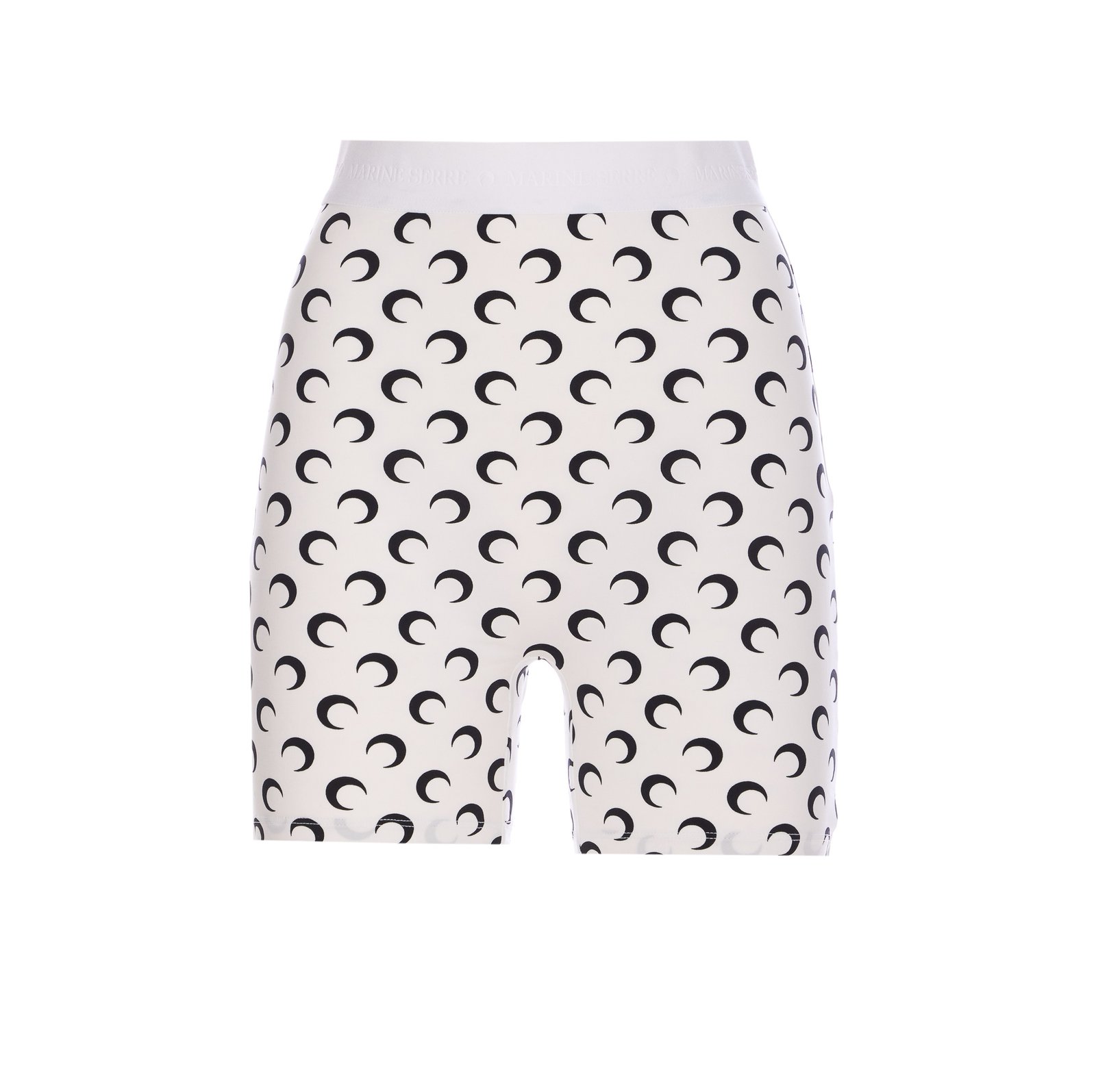 Marine Serre Moon Printed Skinny Sport Shorts