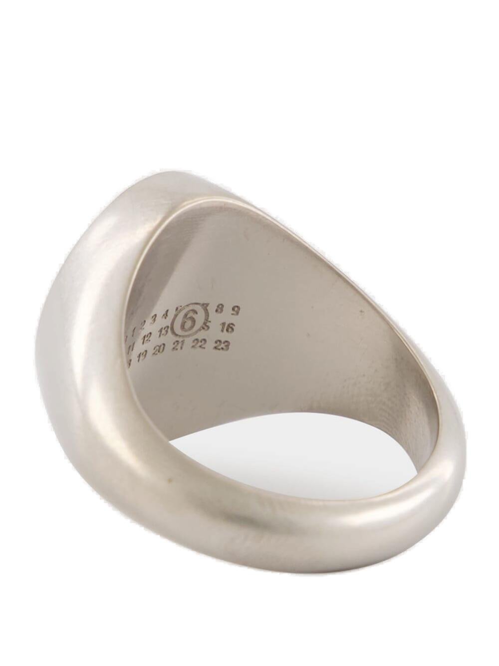 MM6 リング MM6 リング Numeric Minimal Signature SM6UQ0057 P6469 (MM6