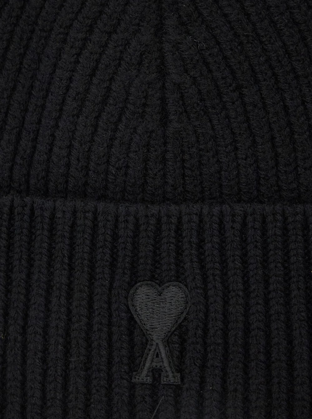 AMI Paris Ami de Coeur Logo Embroidered Beanie