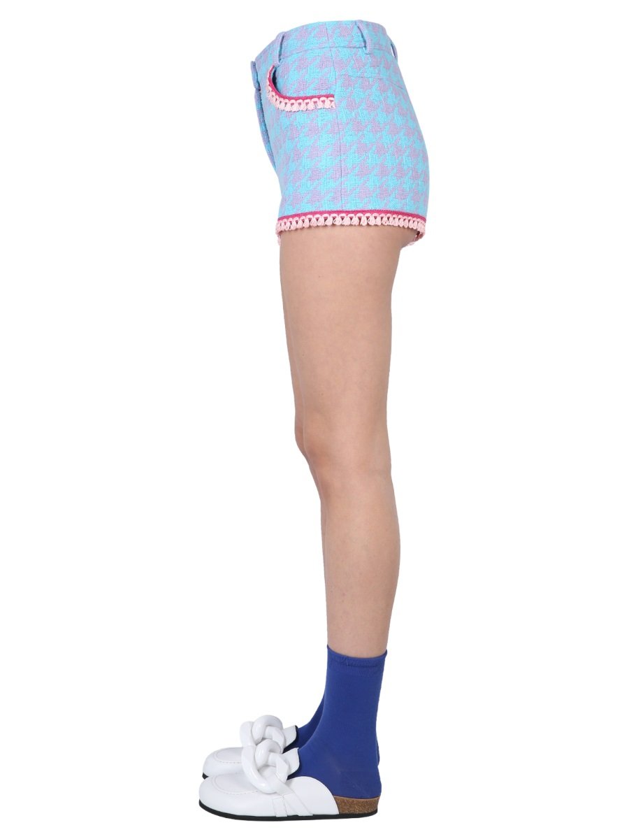 Moschino Houndstooth Tassel Trim Shorts – Cettire