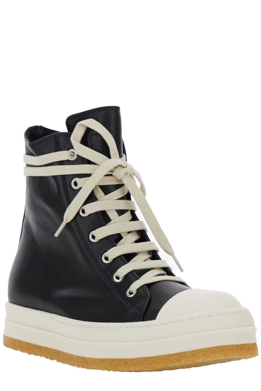 Rick Owens Zip-Fastened Lace-Up Sneakers