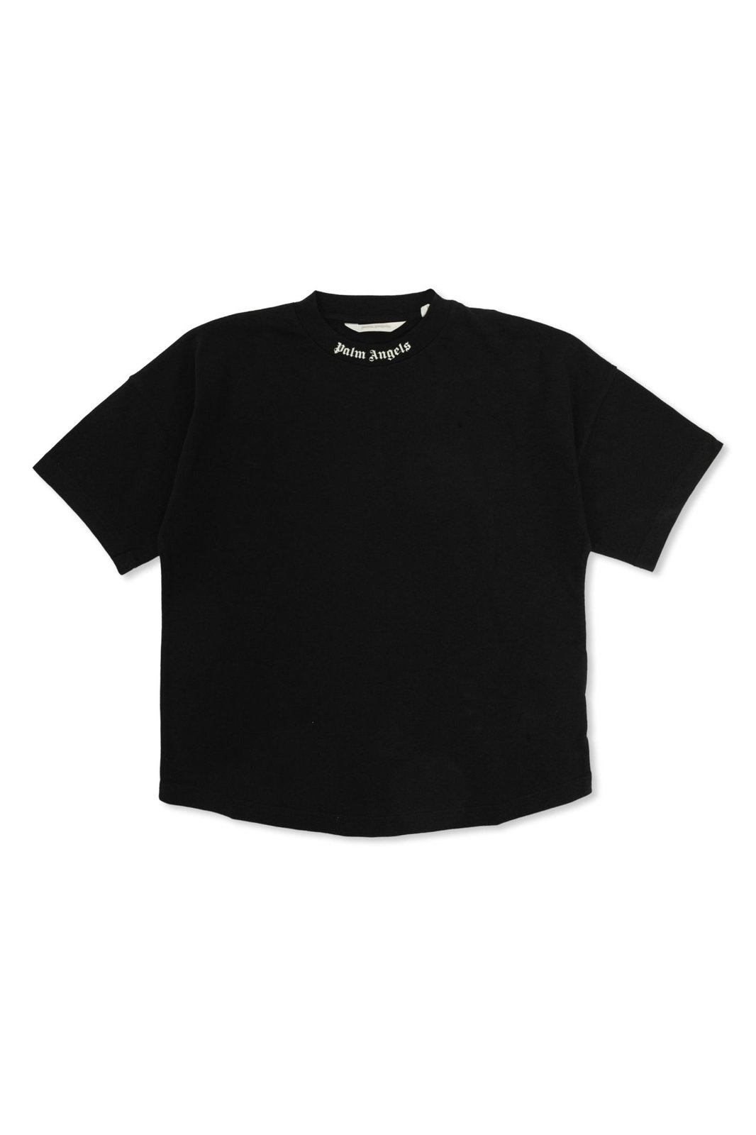 Palm Angels Kids Logo Printed Crewneck T-Shirt