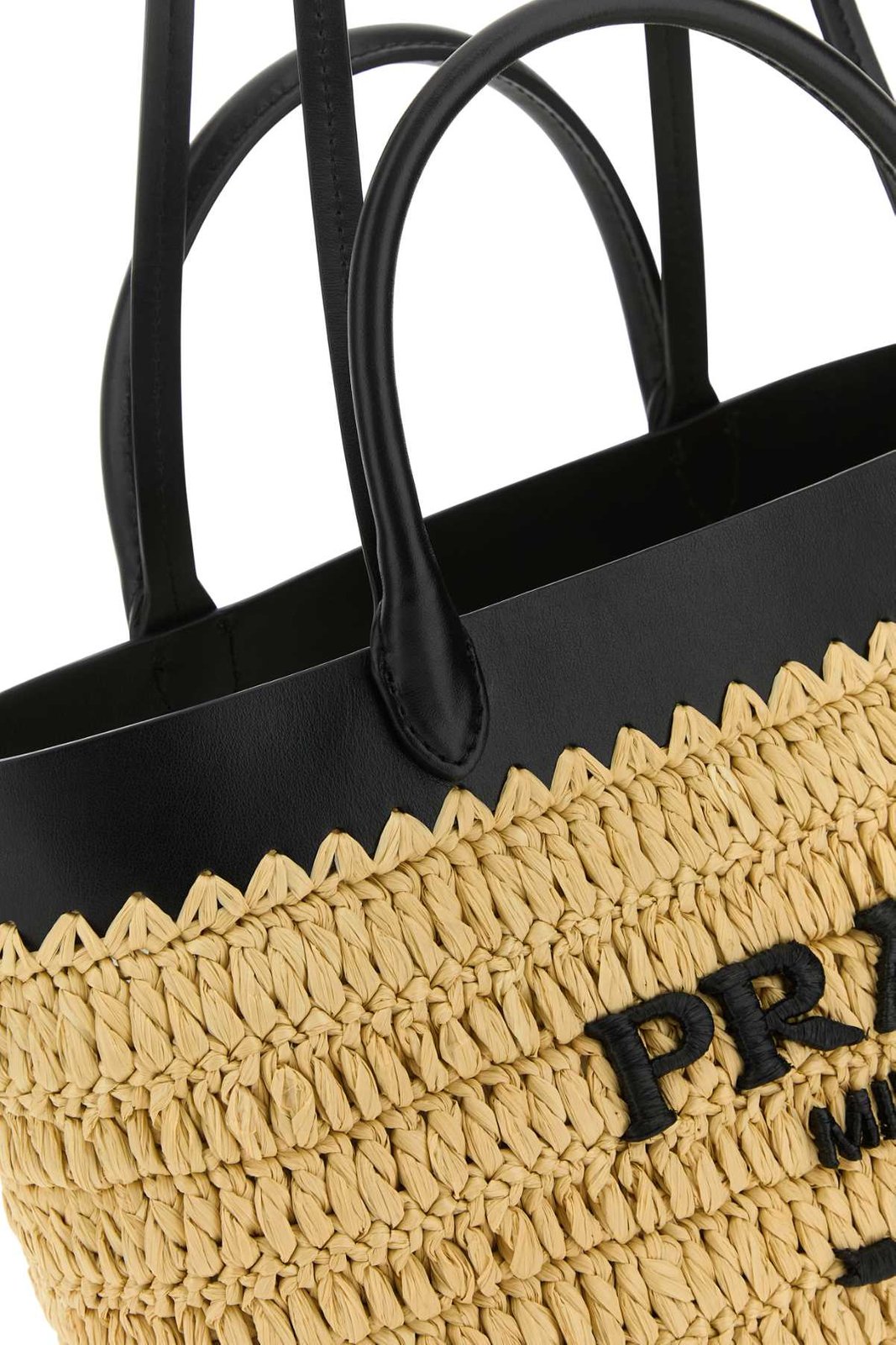【PRADA】オープントップ ウーブン トート バッグ Prada Prada Open-Top Woven Tote Bag - Tote Bags - Compare