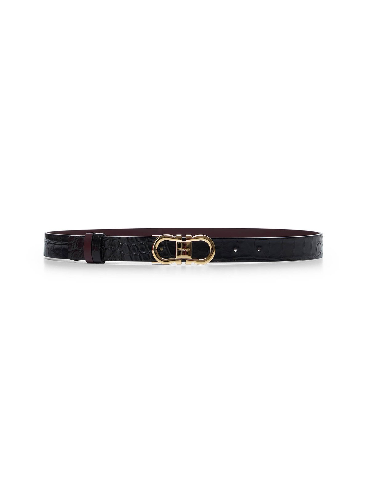 Ferragamo Logo Engraved Buckle Belt