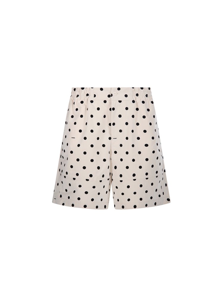 Jacquemus Logo Detailed Polka Dot Printed Shorts – Cettire