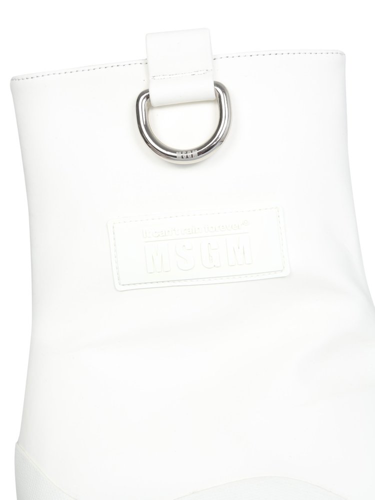 MSGM 로고 엠보스 슬립온 앵클 부츠 | MSGM | 페칭 FETCHING